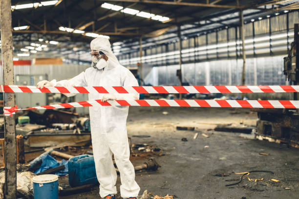 Professional Biohazard technician working in Lakewood, WA
